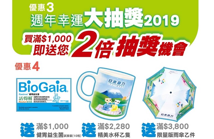 即场购物优惠 沙田新城市广场及金马伦道屈臣氏